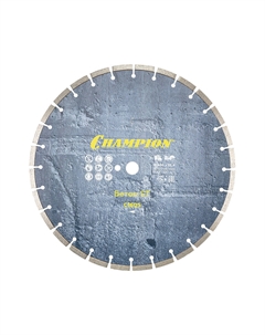 Диск алмазный по бетону Concremax ST 400x25,4x10 мм сегментный сухой рез (C1605) Champion