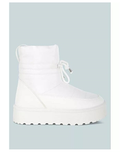 Pacos высокие массивные зимние ботинки для женщин, белый London rag