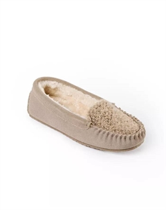 Женские тапочки Cosi Slip On из замши, загар/бежевый Minnetonka