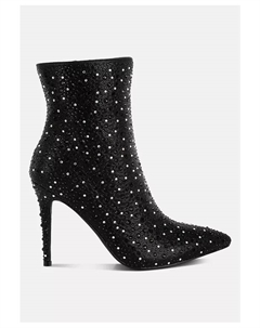 Женские сапоги-стилеты Lobelia с отделкой стразами, красный London rag