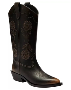 Женские ковбойские сапоги Aria с высоким голенищем, черный Coach