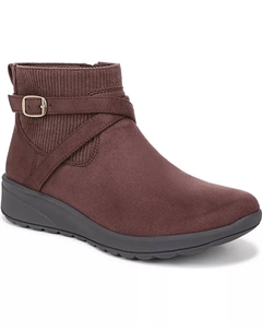 Женские моющиеся короткие сапожки Gates на молнии, коричневый Lifestride