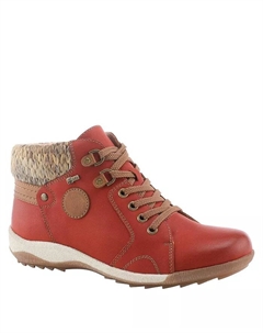 Клэфтон ботинки на шнуровке с вязаной манжетой и амортизирующей подошвой, красный Spring step