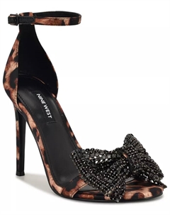 Женские босоножки Tansie на высоком каблуке с декоративными элементами, мультиколор Nine west