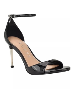 Женские босоножки Seena на шпильке с щиколоточным ремешком, черный Guess
