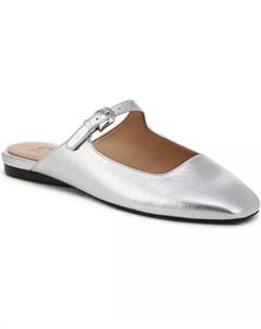 Женские мюли Mary Jane с квадратным носком Apple, серебро Naturalizer