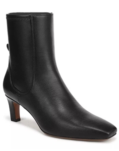 Женские короткие ботинки Tarrin с квадратным носком и молнией, черный Franco sarto