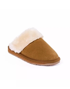 Женские уютные тапочки Carefree Scuff, загар/бежевый Minnetonka