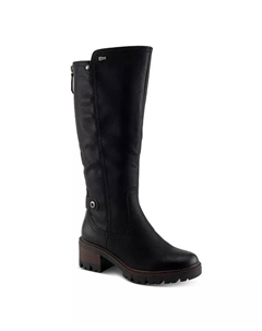 Lexis водонепроницаемые высокие ботинки с регулируемой голенью и амортизирующей подошвой, черный Spring step