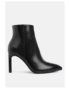 Татрия Текстурные сапоги Женские на Шпильке, черный London rag