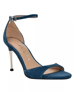 Женские босоножки Seena на шпильке с щиколоточным ремешком, синий Guess