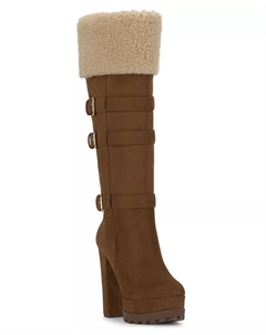 Женские утепленные высокие сапоги Imerald Platform, коричневый Jessica simpson