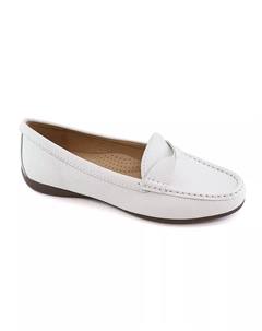 Лоферы женские, белый Marc joseph new york