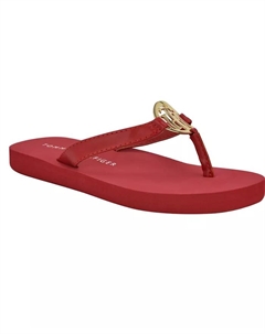Женские шлепанцы Crelina Logo Flip Flop, красный Tommy hilfiger