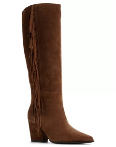 Женские ковбойские сапоги Kaelya до колена с бахромой, коричневый Aldo