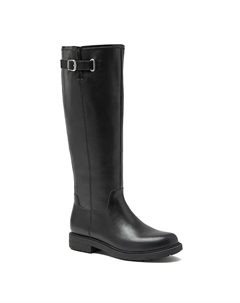 Женские кожаные высокие сапоги для верховой езды, черный Lands' end