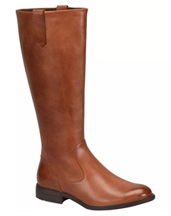 Женские сапоги Shaunie с широким голенищем и круглым носком, коричневый Born