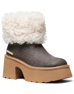 Женские ботильоны Delilah на квадратном каблуке, коричневый Michael kors