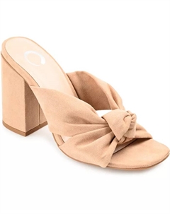 Женские босоножки Tabithea на блочном каблуке с узлом, загар/бежевый Journee collection