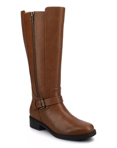 Женские повседневные сапоги Yasmina с круглым носком, коричневый Journee collection