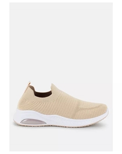 Женские вязаные слипоны Jafna, загар/бежевый London rag