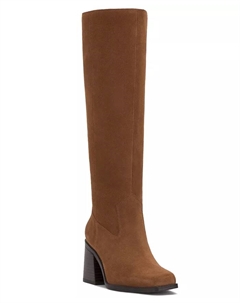 Женские сапоги-ботфорты Sangeti с мыском snip-toe, квадратным каблуком и высотой до колена, Regular, узкая голень, широкая и очень широкая голень Vince camuto