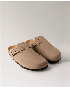 Женские кожаные сабо, мультиколор Mango