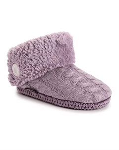 Женские тапочки-угги Melinda Cuff, фиолетовый Muk luks