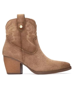 Женские итальянские вестерн-сапоги-чукка из замши коллекции Refresh от , загар/бежевый Xti