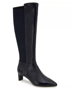 Женские ягодные высокие сапоги-ботфорты, черный Kenneth cole reaction