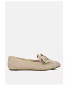 Женские мокасины Remee с бантом спереди, коричневый London rag