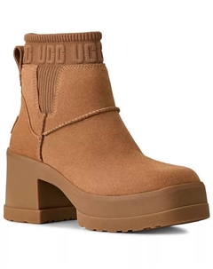 Женские ботинки Chelsea Moxy на квадратном каблуке, коричневый Ugg
