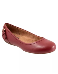 Женские балетки, красный Softwalk