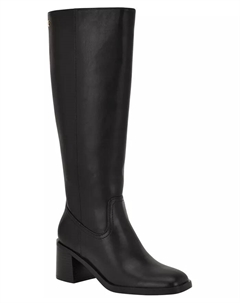 Женские ботинки Laythen на высоком блоке каблуке, черный Tommy hilfiger