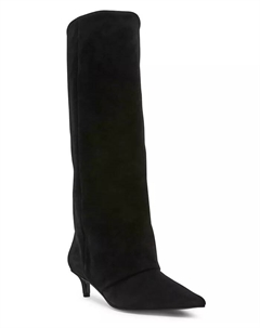 Женские сапоги Luca на низком каблуке-рюмочке, с обычным и широким голенищем, черный Steve madden