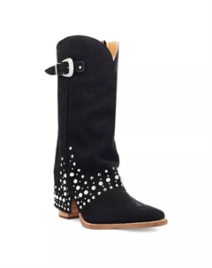 Женские сапоги Howdy Honey из замши и кожи, черный Dingo