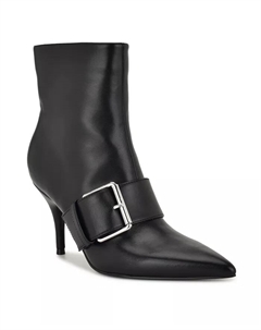 Женские ботинки Colin с пряжкой и высоким голенищем, серебро Nine west