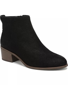 Женские короткие сапоги Anya на блочном каблуке с молнией, черный Dr. scholl's