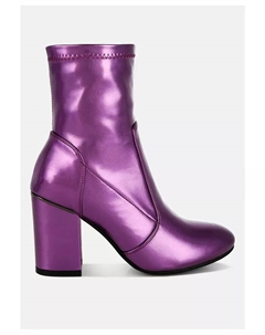 Женские ботинки Tirana с металлическим эффектом и текстирным верхом, фиолетовый Rag & co