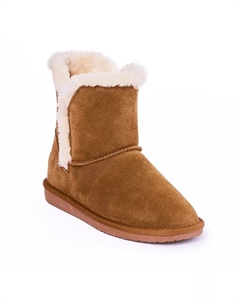 Женские сапоги Mid-Calf из замши Milltown, загар/бежевый Minnetonka