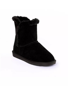 Женские сапоги Mid-Calf из замши Milltown, черный Minnetonka