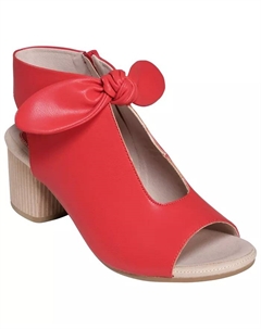 Женские босоножки Kimora с узлом и квадратным каблуком, красный Gc shoes