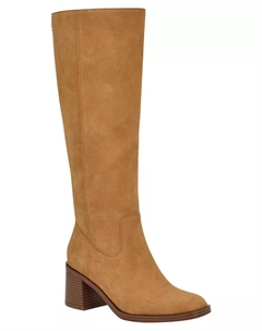 Женские ботинки Laythen на высоком блоке каблуке, загар/бежевый Tommy hilfiger