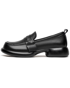 Лоферы женские с низким верхом, темно-коричневый Chint