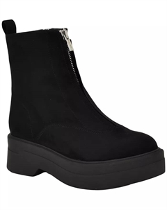 Женские ботинки Rivin на платформе с передней молнией, черный Calvin klein