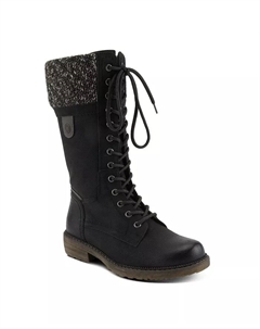 Йосемитские водонепроницаемые зимние ботинки с трикотажной отделкой и шнуровкой, коричневый Spring step