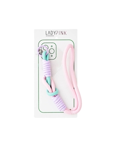 Брелок-шарм для телефона FAVS Lady pink