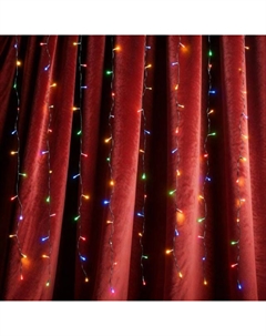 Гирлянда-занавес 2х1,5м 300LED мульти свет Maxijoy