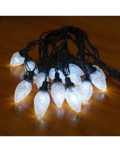 Гирлянда Клубника 2,8м 15LED теплый белый свет Maxijoy