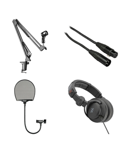 Микрофонная стойка Musicians Value Podcasting Accessory Kit with Crane Arm Musicians value